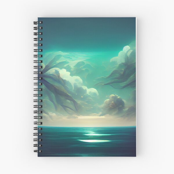 Item preview, Tranquil Sea with Alien Clouds Above designed and sold by StudioVuoma.