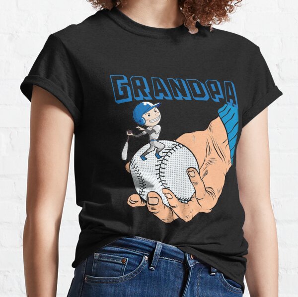 Baseball Grandpa Seams Short-Sleeve T-Shirt