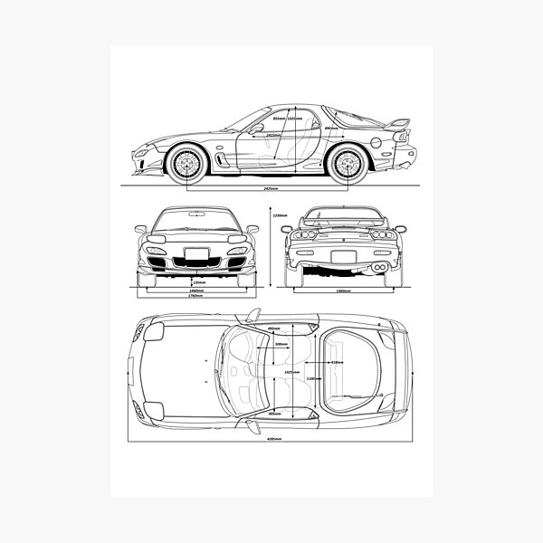 Item preview, RX-7 Blueprint designed and sold by icemanmsc.