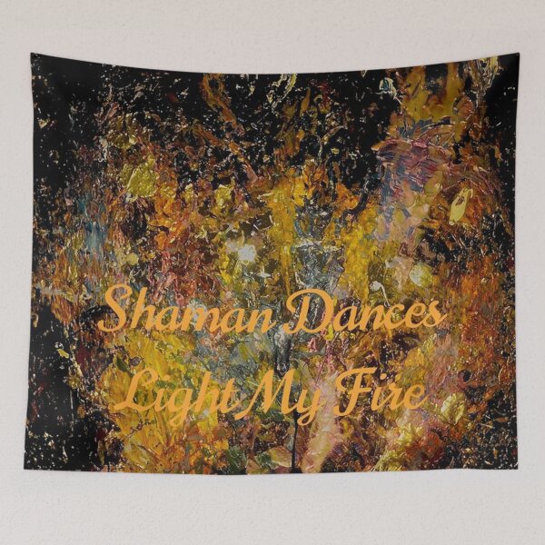 Aperçu de l'œuvre Les danses du chaman allument mon feu créée et vendue par SoulArtSara.