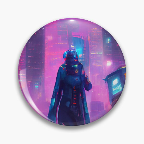 Item preview, Mercenary Walking in a Scifi City designed and sold by StudioVuoma.