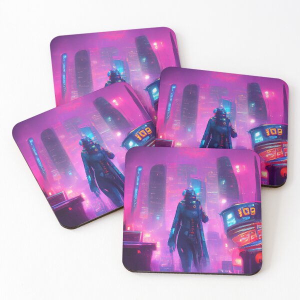 Item preview, Mercenary Walking in a Scifi City designed and sold by StudioVuoma.