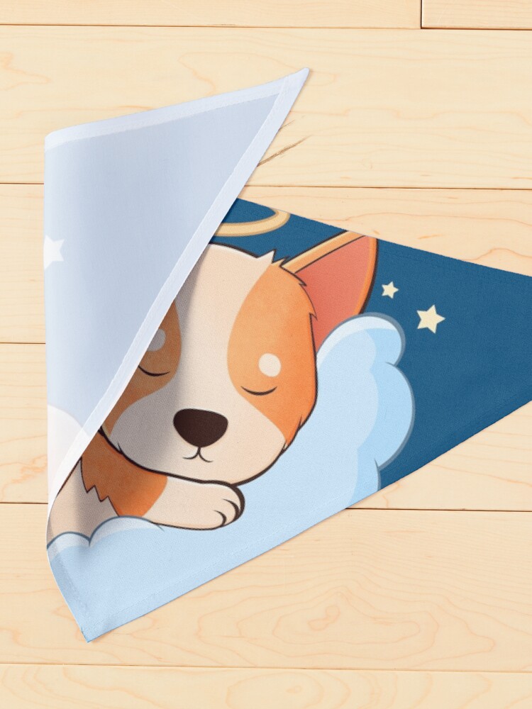 Alternate view of Corgi Sleeping on Cloud Pet Bandana