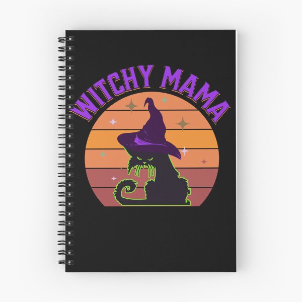 Item preview, Witchy Mama Funny Halloween Cat Spooky Vibes Mood designed and sold by CarantinedChaos.