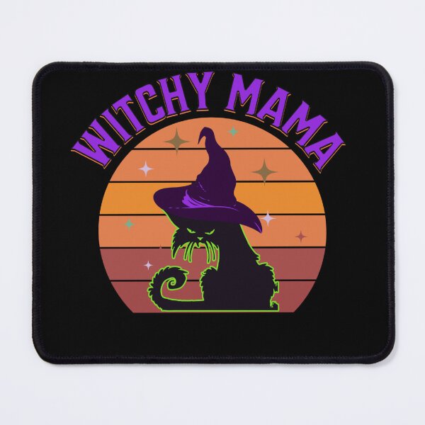 Item preview, Witchy Mama Funny Halloween Cat Spooky Vibes Mood designed and sold by CarantinedChaos.