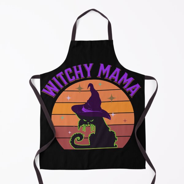 Item preview, Witchy Mama Funny Halloween Cat Spooky Vibes Mood designed and sold by CarantinedChaos.