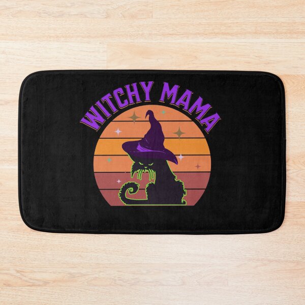 Item preview, Witchy Mama Funny Halloween Cat Spooky Vibes Mood designed and sold by CarantinedChaos.