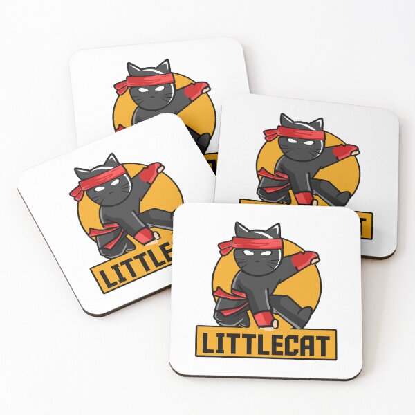 Aperçu de l'œuvre Petit chat ninja créée et vendue par Stay-Pawsitive.