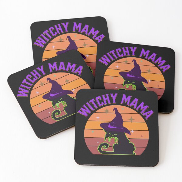 Item preview, Witchy Mama Funny Halloween Cat Spooky Vibes Mood designed and sold by CarantinedChaos.