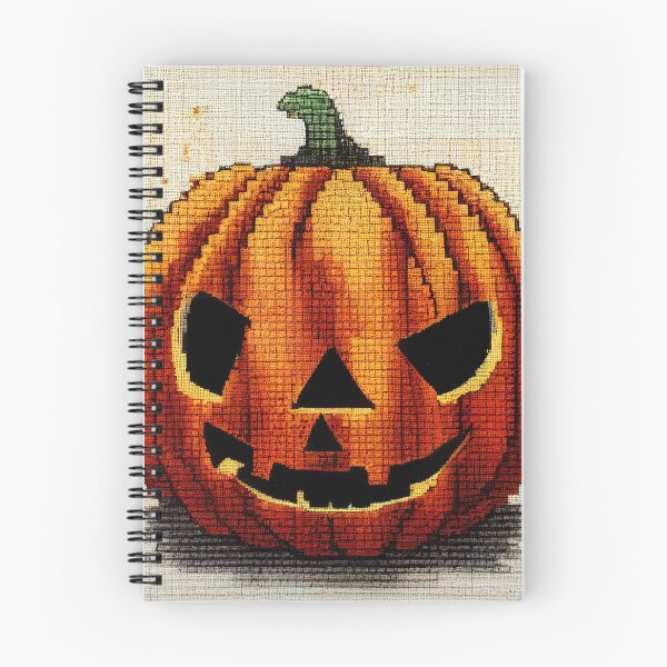 Item preview, Halloween Pumpkin cross stich designed and sold by PeanutArtCorner.