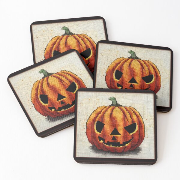Item preview, Halloween Pumpkin cross stich designed and sold by PeanutArtCorner.