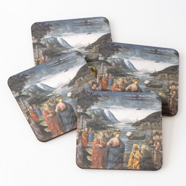 Item preview, The Calling of the Apostles, Painting by Domenico Ghirlandaio (1481 ) designed and sold by IlluminatedPage.