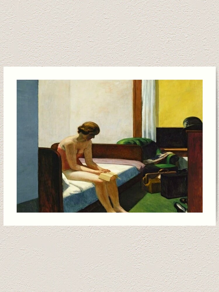 "Edward Hopper Hotel Room (1931), artwork Edward Hopper" Art Print