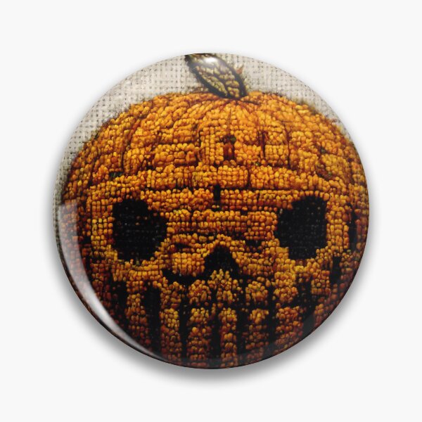 Item preview, Halloween Pumpkin cross stich designed and sold by PeanutArtCorner.