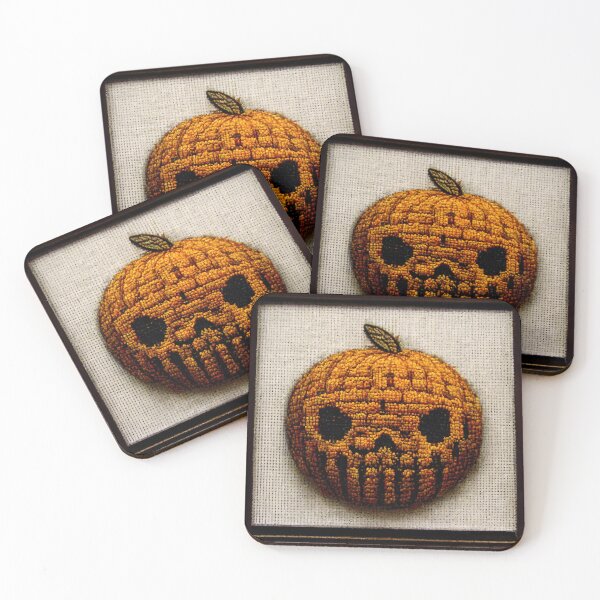 Item preview, Halloween Pumpkin cross stich designed and sold by PeanutArtCorner.