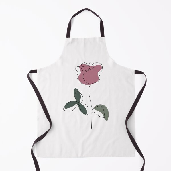 Item preview, Single Pink Stem Line Rose designed and sold by HappyLifeCreate.
