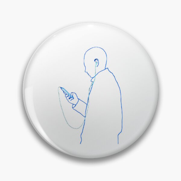 Item preview, Neon Silhouette of a Man listening to Music designed and sold by Dven-Clothes.