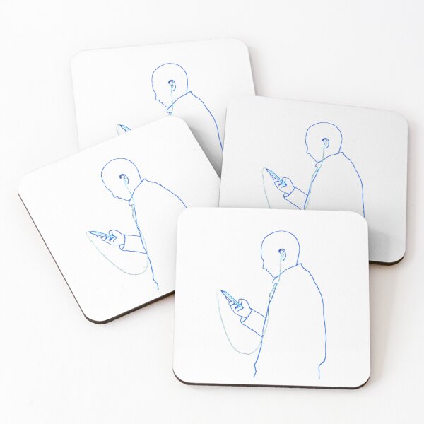 Item preview, Neon Silhouette of a Man listening to Music designed and sold by Dven-Clothes.