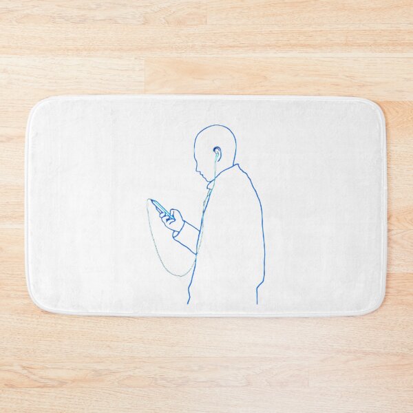 Item preview, Neon Silhouette of a Man listening to Music designed and sold by Dven-Clothes.