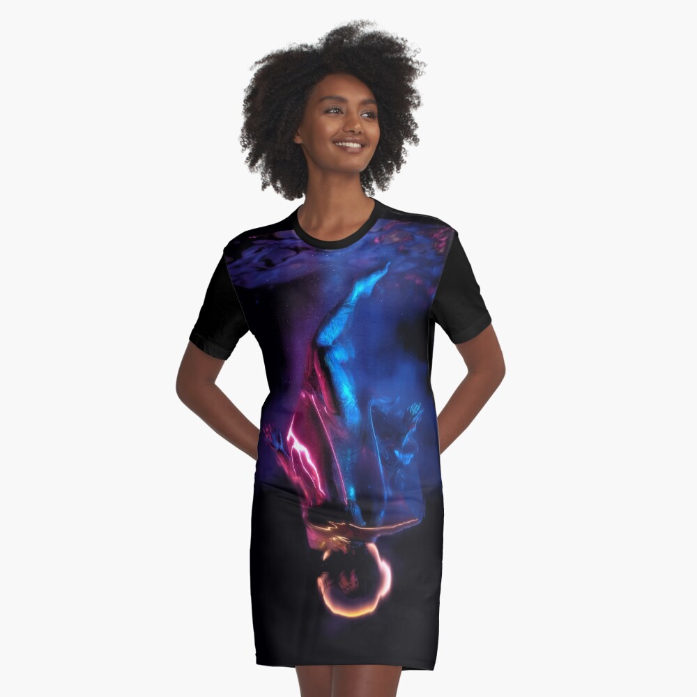 Item preview, Graphic T-Shirt Dress designed and sold by FiveFifteen.
