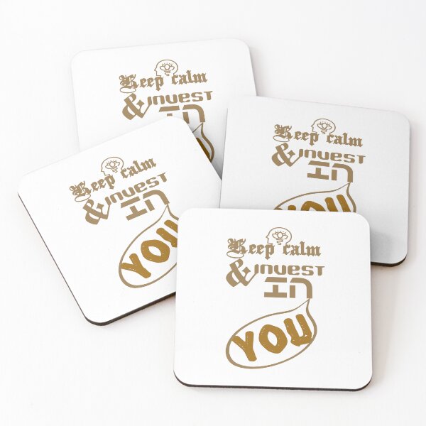 Item preview, Keep calm and invest in you.,, designed and sold by Chakilogy.