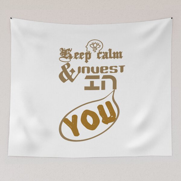 Item preview, Keep calm and invest in you.,, designed and sold by Chakilogy.