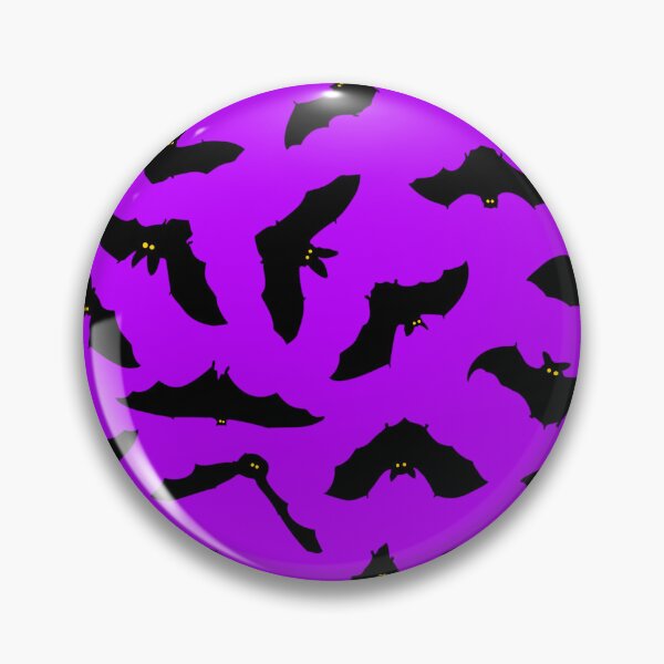 Item preview, Purple Halloween Bat Pattern designed and sold by Julie Erin Designs.