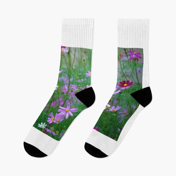 Item preview, Cosmos flowers on summer field designed and sold by olena2552.