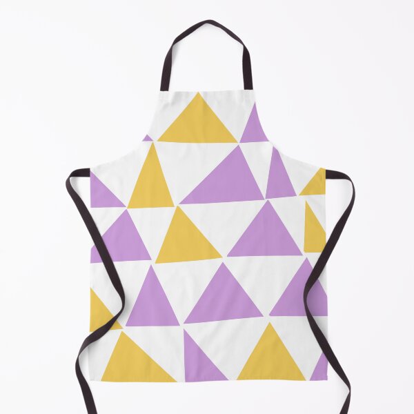 Aperçu de l'œuvre Triangles violets et jaunes créée et vendue par CatsHappy.