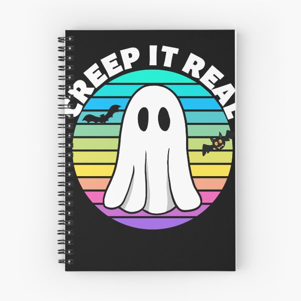 Item preview, Creep It Real Ghost Retro Sunset Background designed and sold by Tonya51.