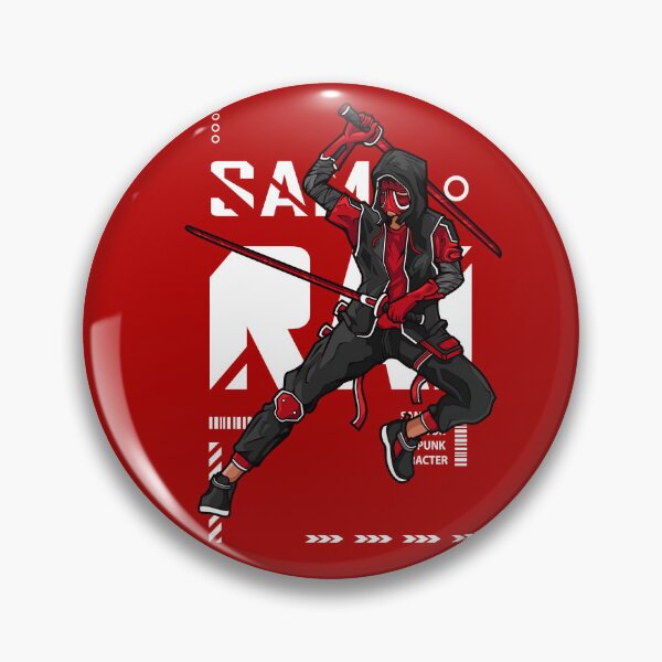 Item preview, Modern Samurai Ninja Assassin Cyberpunk  designed and sold by Christosign.
