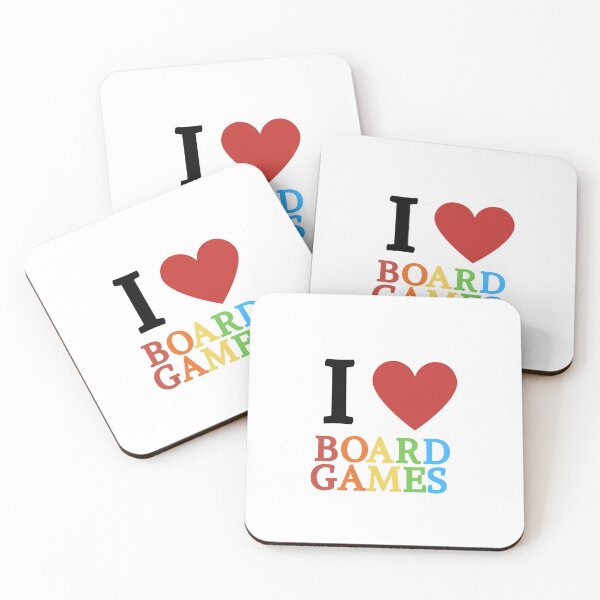 Item preview, Rainbow I Heart Board Games designed and sold by gamenighttees.