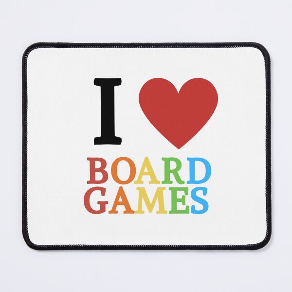 Item preview, Rainbow I Heart Board Games designed and sold by gamenighttees.