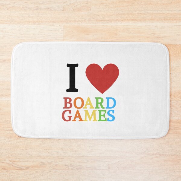 Item preview, Rainbow I Heart Board Games designed and sold by gamenighttees.