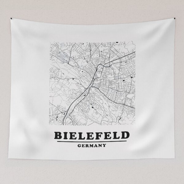 Item preview, Minimal Bielefeld Map designed and sold by Enea Kelo.