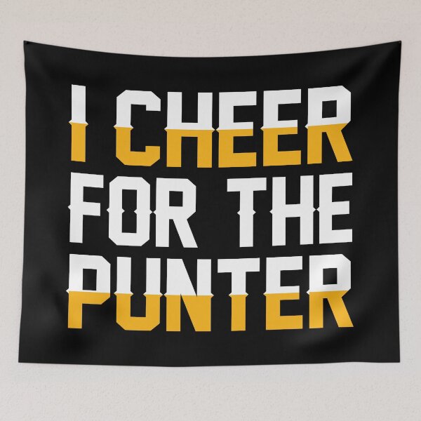Item preview, I Cheer For the Punter Graphic T-Shirt designed and sold by designsdetour.