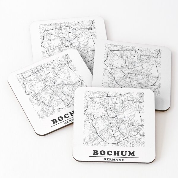 Item preview, Minimal Bochum Map designed and sold by Enea Kelo.