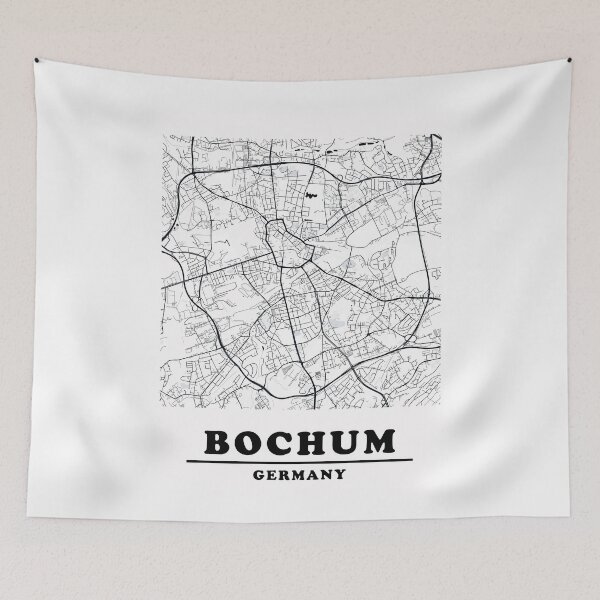 Item preview, Minimal Bochum Map designed and sold by Enea Kelo.