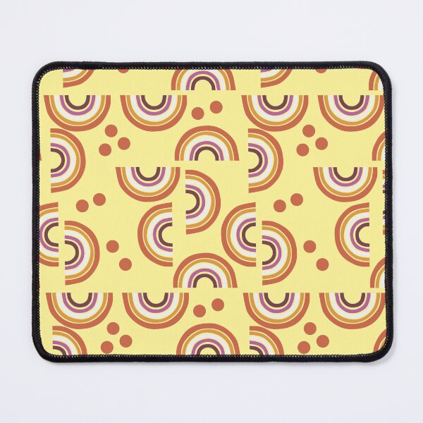 Item preview, Boho Rainbow Yellow Background designed and sold by hardscuffle.