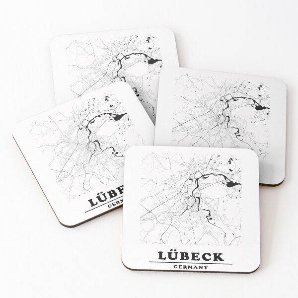 Item preview, Minimal Lubeck Map designed and sold by Enea Kelo.
