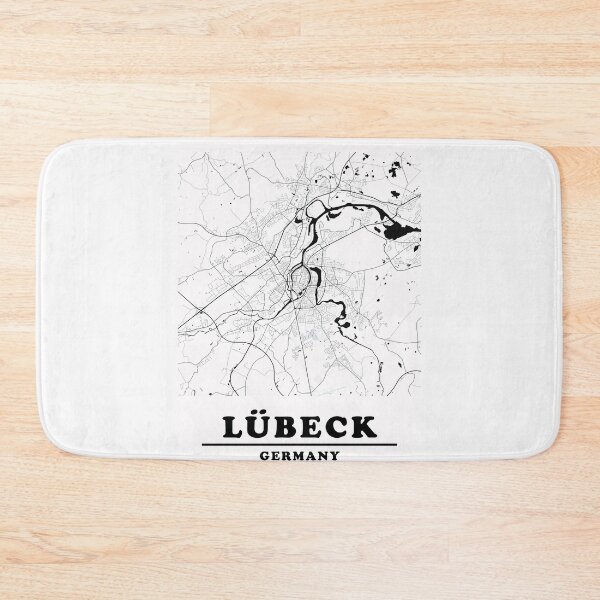 Item preview, Minimal Lubeck Map designed and sold by Enea Kelo.