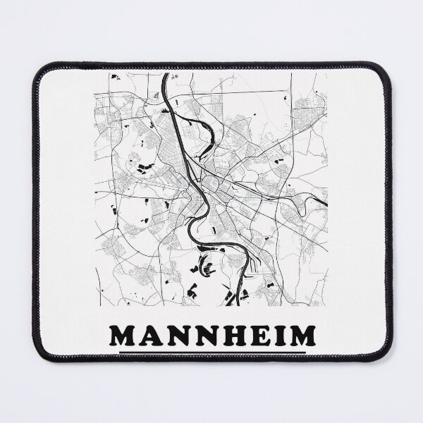 Item preview, Minimal Mannheim Map designed and sold by Enea Kelo.