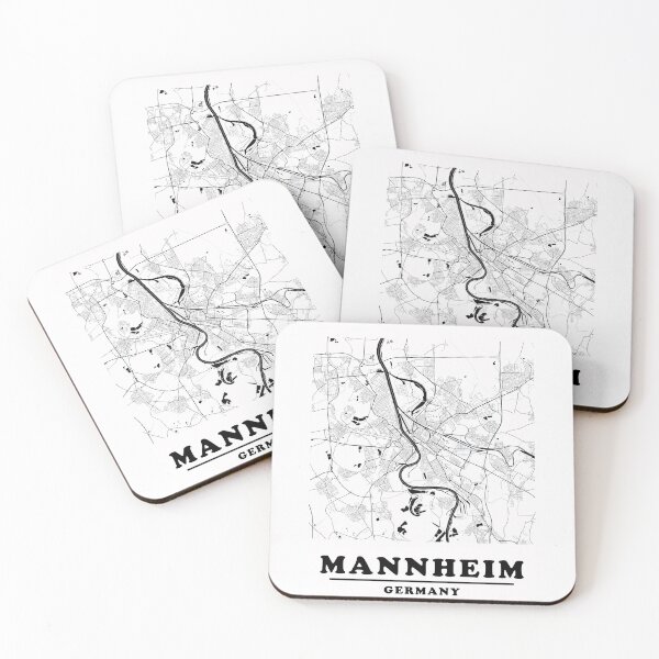 Item preview, Minimal Mannheim Map designed and sold by Enea Kelo.