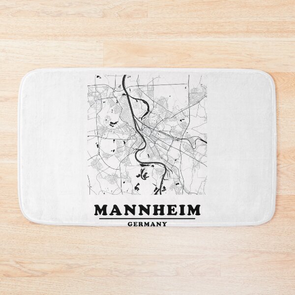 Item preview, Minimal Mannheim Map designed and sold by Enea Kelo.
