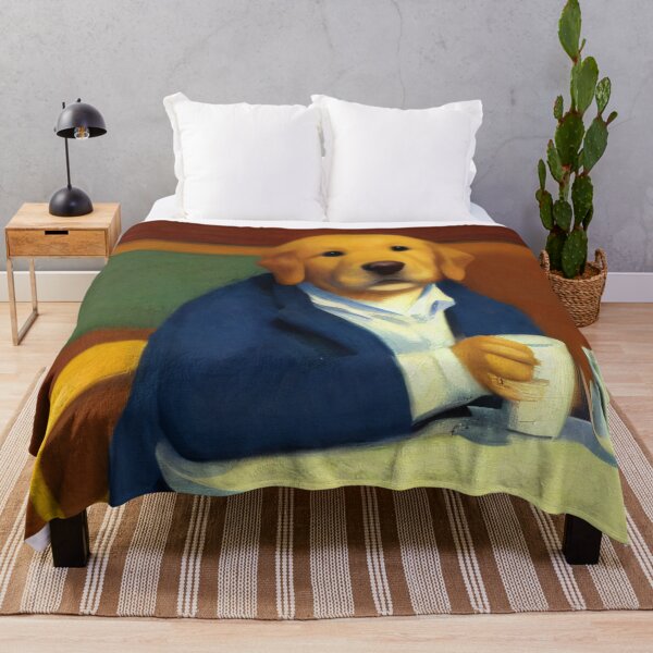 Item preview, Labrador having morning coffee  designed and sold by ArchiesGallery.