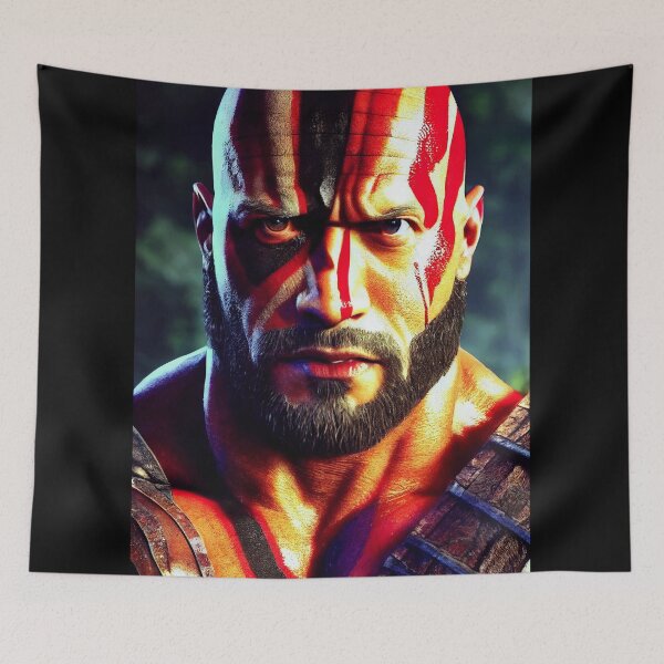 Item preview, Legendary Barbarian Warrior Painted With War Colours –  Portrait Of A Cool Barbarian  Warrior | Midjourney AI Generated Art designed and sold by MadeByRobots.