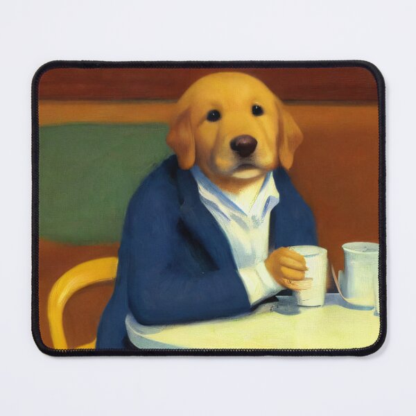 Item preview, Labrador having morning coffee  designed and sold by ArchiesGallery.