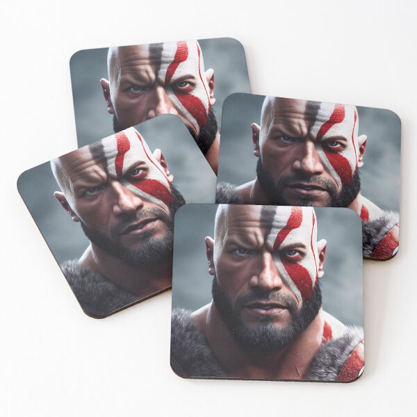 Item preview, Legendary Barbarian Warrior Painted With War Colours –  Portrait Of A Cool Barbarian  Warrior | Midjourney AI Generated Art designed and sold by MadeByRobots.