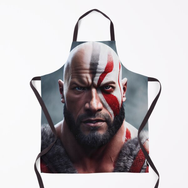 Item preview, Legendary Barbarian Warrior Painted With War Colours – Portrait Of A Cool Barbarian Warrior | Midjourney AI Generated Art designed and sold by MadeByRobots.