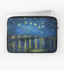 Starry Night Over the Rhône by Vincent van Gogh Laptop Sleeve